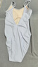 小茉莉舞蹈藝女生吊帶體操服芭蕾舞練功服成人形體服霧藍(高胯) L 曬單實(shí)拍圖