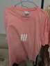 QGF美式簡(jiǎn)約重磅t恤短袖女新款運動(dòng)bf體恤夏季休閑寬松五分半袖上衣 粉紅色 XL 曬單實(shí)拍圖