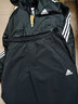 阿迪達(dá)斯 （adidas）外套男 2025春季新款運(yùn)動(dòng)休閑服透氣防風(fēng)衣立領(lǐng)夾克男裝 黑色/立領(lǐng)防風(fēng) L 推薦155-175斤 曬單實(shí)拍圖