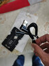 鴻偉科 type-C數(shù)據(jù)線 雙彎頭手機(jī)充電線 游戲快充 USB電源線適用于華為p20/榮耀8 type-C彎頭線-黑色 曬單實(shí)拍圖