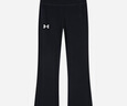 安德瑪（Under Armour）女童運(yùn)動褲女生大童休閑長褲修身喇叭褲241211137 黑色 165cm  曬單實拍圖