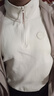 特步【門店同款】衛(wèi)衣女子長袖新款百搭短款運動服976328920035 棉花白 XL 曬單實拍圖