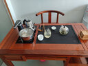 匯享 花梨木茶桌新中式茶桌椅組合實(shí)木仿古茶臺泡茶桌功夫茶幾小號茶臺茶盤 剛花茶桌一主人椅三方椅 曬單實(shí)拍圖