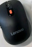 联想（Lenovo） 无线蓝牙双模鼠标 蓝牙5.0/3.0 便携办公鼠标 人体工程学设计 Howard黑色 实拍图