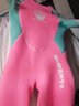 DIVE SAIL 兒童泳衣2.5MM加厚防寒保暖短袖連體保守游泳衣潛水服冬季學(xué)生訓練 粉色M150656K L(建議120-130cm/20-28kg) 曬單實(shí)拍圖
