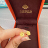 六桂福珠寶好運蓮蓮黃金耳釘女足金蓮花耳飾中秋節禮物送女友老婆生日紀念日 金重約1.85g*足金耳飾*品牌禮盒 曬單實(shí)拍圖