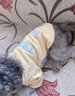 MOEPIE狗狗衣服秋冬裝帶牽引扣小型犬衣服泰迪比熊雪耐瑞衣服 巴黎旅行 巴黎旅行-黃色 M（推薦7-8斤） 曬單實(shí)拍圖
