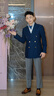 By Creations柏品純羊毛海軍布雷澤單西服男商務(wù)戧駁領(lǐng)雙排扣高定職業(yè)西裝外套 海軍藍(lán) 46 (170/88A) 曬單實拍圖