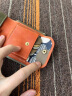 HANATORA日式花虎男士钱包商务休闲真皮短款横款超薄收纳卡位零钱包奢侈 绿色 晒单实拍图