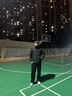 匹克（PEAK）馭雪短款羽絨服男新款三防科技加厚鴨絨立領(lǐng)運動外套連帽面包服 黑色-連帽純色款 M 曬單實拍圖