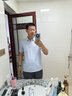 紅豆莫代爾桑蠶絲短袖polo衫男夏季涼感透氣男士polo翻領(lǐng)抑菌爸爸款 幾何標-層云白W1 L 175/92A 曬單實(shí)拍圖
