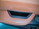 逢君適用寶馬X3內拉手保護套11-17款x4扶手框F25F26免拆車(chē)門(mén)把手 碳纖紋 主駕盒子 曬單實(shí)拍圖
