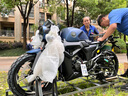 啟典（KIDEN）啟典2023新款 KD200-G鋁輪(國IV)摩托車（付款后30天內發(fā)貨） 磨砂古藍 曬單實拍圖