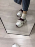 歐洲站厚底增高老爹鞋女春夏新款高級感爆款小眾學(xué)生休閑運動鞋女 紅色 38 曬單實拍圖