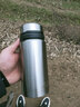 興順謙真空不銹鋼保溫杯過濾茶杯戶外大容量便攜保溫瓶涌泉水杯子 600ml本色【304不銹鋼】 600ml 曬單實拍圖