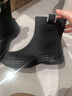 Bata時(shí)裝靴女冬季新款厚底百搭通勤小耳朵短靴AQL44DD4 黑色 36 曬單實(shí)拍圖
