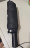 美度（MAYDU）安全式全自動雨傘10骨 雙層反向傘男士商務(wù)大號雙人晴雨傘三折加大加固晴雨兩用折疊傘 黑色 曬單實拍圖