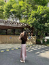 黎依奴（LISLAVE）感垂感醋酸緞面半身裙女2025夏季新款中長款魚尾裙高腰顯瘦包臀裙 粉色 [春夏款9902裙長92左右] L 曬單實(shí)拍圖