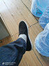 布舍元休閑國(guó)潮朱雀刺繡青年一腳蹬艾草老北京布鞋男411-2014 黑色 41  曬單實(shí)拍圖