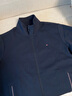 TOMMY HILFIGER25秋冬男裝雙面布休閑運動(dòng)立領(lǐng)寬松亞洲版開(kāi)衫衛衣外套 藏青色DW5 XL 曬單實(shí)拍圖