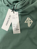 太平鳥(niǎo)男裝 衛衣男長(cháng)袖套頭休閑上衣春秋季連帽潮流寬松韓版外套 綠色1（寬松） M 曬單實(shí)拍圖
