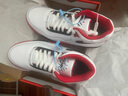 耐克（NIKE）官方艦店男鞋新款運動(dòng)鞋AIR FLIGHT 89氣墊休閑鞋AJ4兄弟籃球鞋 白/黑/大學(xué)紅/AJ4兄弟款 40.5 曬單實(shí)拍圖