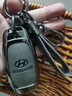 潮盟2024款現代庫斯途鑰匙套21/22/24新款庫斯圖汽車(chē)專(zhuān)用金屬全包殼扣 五鍵【槍灰】配車(chē)標手繩扣 曬單實(shí)拍圖