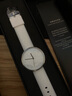 豆瓣逆向手表多色款 白色 新潮男女款情侶表防水手表電鍍不銹鋼表殼 曬單實(shí)拍圖