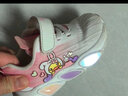 Hello Kitty童鞋女童閃燈跑鞋寶寶秋季發(fā)光運動(dòng)鞋兒童小學(xué)生燈鞋6833黑白粉24 曬單實(shí)拍圖