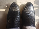 沙馳男鞋 秋季新品商務(wù)休閑鞋鴕鳥(niǎo)紋皮鞋套腳舒適輕便商場(chǎng)同款 黑色（402242195Z） 43 歐碼（國(guó)碼44） 曬單實(shí)拍圖