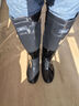 上?；亓?199特高雨鞋男士耐磨防滑防水加長(cháng)筒水鞋男釣魚(yú)雨靴批發(fā) 8199 單層 40 曬單實(shí)拍圖