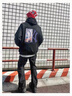 MCOMKER官方重磅潮牌衛(wèi)衣男女同款連帽寬松長(zhǎng)袖上衣秋冬加絨情侶休閑衛(wèi)衣 821黑色（NE201） L（建議120-140斤） 曬單實(shí)拍圖