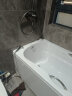 箭牌（ARROW） 亚克力普通浴缸五件套防滑浴缸家用小户型泡澡多尺寸一体成形 1.6米普通浴缸（不含五金件） 左裙 实拍图