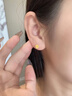 中國黃金（CHINA GOLD）小雛菊黃金耳釘女時尚足金花朵耳飾耳針周年生日禮物送老婆女友 小雛菊耳釘【一對】約0.8g 曬單實拍圖
