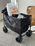 Selens /喜樂(lè )仕 影棚收納攝影器材推車(chē)燈架攝影背景紙腳架折疊車(chē)營(yíng)地車(chē)大容量器材便攜拉桿工具車(chē) 寬輪-折疊收納工具車(chē) 曬單實(shí)拍圖