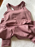 無印良品（MUJI） Walker 女式 易干 背心式文胸 內(nèi)衣 BIH03A3S 煙熏粉色 L /C75 曬單實拍圖