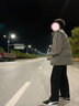 啄木鳥(niǎo)羽絨服男冬季青少年男士短款連帽上衣服冬季加厚保暖潮流亮面外套 黑色 XL 曬單實(shí)拍圖