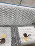 钟爱一生（CHERISHES LIFE）沙发垫套装加厚沙发罩套巾毛绒坐垫秋冬季防滑盖布新中式组合通用 水晶绒天鹅 简边灰色 90*180cm 单张 实拍图