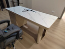 紀嘉菲居意式輕奢書(shū)桌現代極簡(jiǎn)約巖板辦公桌椅客廳學(xué)習電腦桌書(shū)房書(shū)桌家用 1.8米高級書(shū)桌 曬單實(shí)拍圖