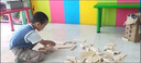 虎娃幼兒園積木大型搭建玩具實(shí)木木質(zhì)木頭單元建構(gòu)區(qū)材料清水大塊原木 128塊松木積木 曬單實(shí)拍圖