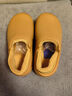 chikoku新款大橘大利卡皮巴拉勃肯鞋女秋冬季毛毛拖居家情侶防水棉拖鞋男 小氮黃【包跟】 40-41 【適合40-41碼】 曬單實(shí)拍圖