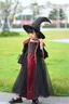 安妮優(yōu)兒萬(wàn)圣節兒童服裝女童cosplay角色裝扮魔法女巫吸血鬼化妝舞會(huì )派對 裙子+帽子 130 曬單實(shí)拍圖
