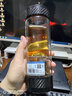 茶之戀茶水分離杯雙層玻璃杯男女士便攜泡茶杯鈦杯999純銀杯商務(wù)禮品杯 臻鈦 碳纖維（純銀花開見佛） 曬單實(shí)拍圖
