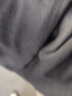 LGXP大码女装夏季胖mm新款连衣裙特微胖MM拼色休闲收腰polo领遮 灰色长款 3XL 建议160-180斤 晒单实拍图