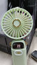 DECOVIEW手持小風(fēng)扇迷你便捷折疊支架usb風(fēng)扇桌面掛脖式戶(hù)外學(xué)生宿舍辦公室充電隨身電扇安靜輕音 蘋(píng)果綠5檔強風(fēng)丨8小時(shí)續航 3000mAh 曬單實(shí)拍圖