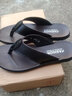 蜻蜓牌（DRAGON-FLY）100%全牛皮夏季真皮沙灘鞋男士防滑耐磨夾趾拖鞋外穿人字拖涼鞋 曬單實(shí)拍圖