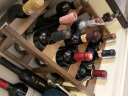 森之蕴酒架格子红酒架摆件葡萄酒架红酒格小型实木酒架展示架家用 四层12瓶酒架 实拍图
