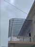 君吻pc全透明耐力板阳光板采光板雨棚阳台防雨板塑料硬板温室大棚雨搭 客户定制 实拍图
