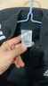 adidas休閑舒適毛圈布立領(lǐng)長(cháng)袖套裝男女秋季阿迪達斯官方輕運動(dòng)   黑色（選大一碼)   M 曬單實(shí)拍圖