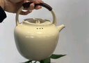 聚器堂 陶壺陶瓷 手工燒水壺 大號提梁壺泡茶壺 電加熱煮茶器煮茶壺 滑石釉尚水燒水壺 曬單實(shí)拍圖